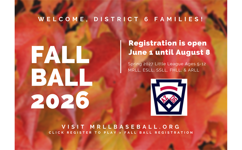 Fall Ball Registration 2026